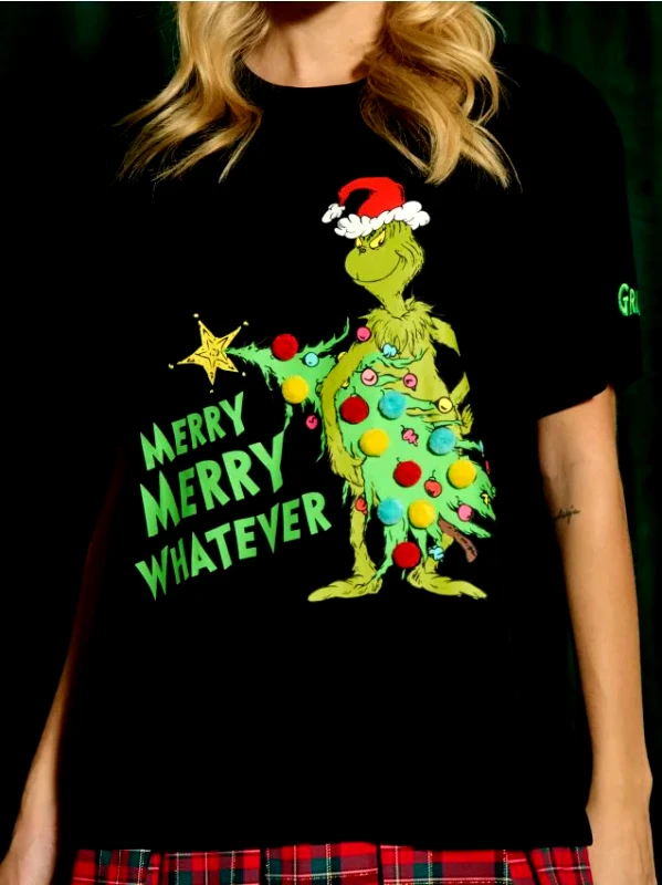 Sinsay Sinsay - Μπλούζα Grinch - μαυρο