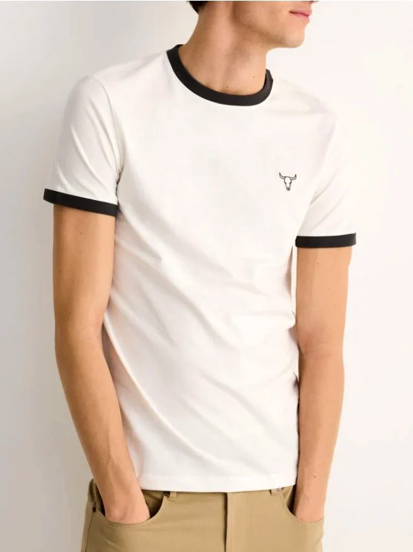 Reserved Reserved - Πουκάμισο slim fit με κεντημένη λεπτομέρεια