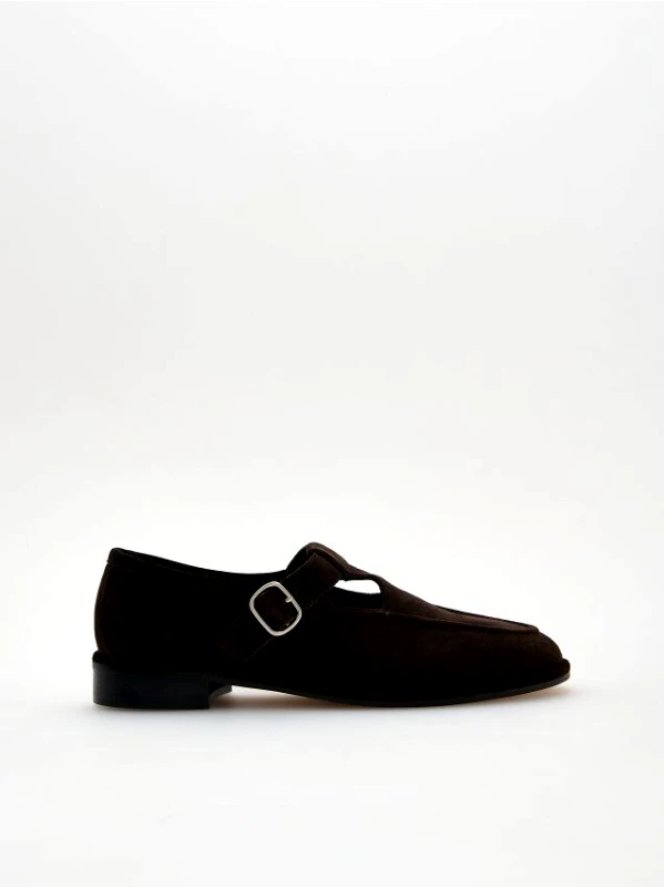 Reserved Reserved - Σουέτ loafers με αγκράφα