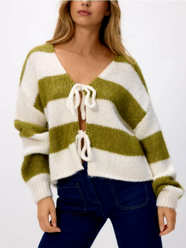 Reserved Reserved - Ζακέτα με λεπτομέρεια από φιόγκο