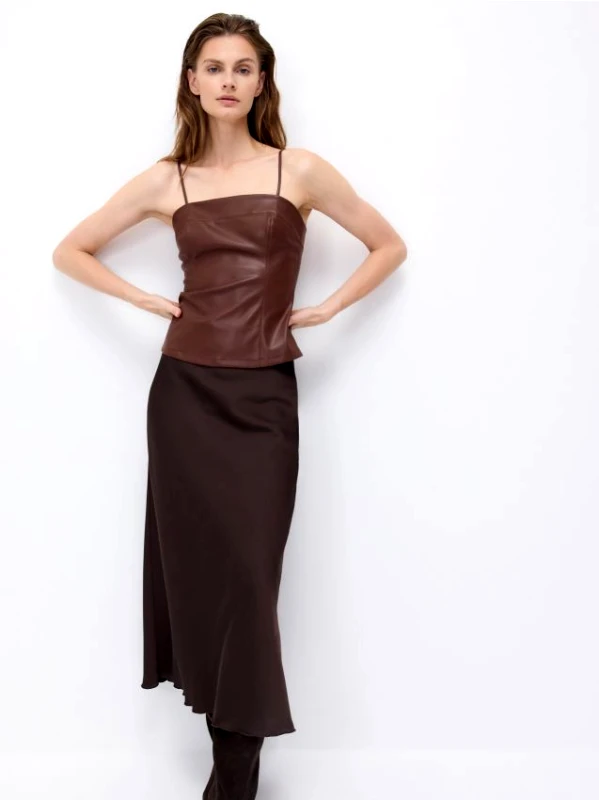 Reserved Reserved - Σατέν midi φούστα