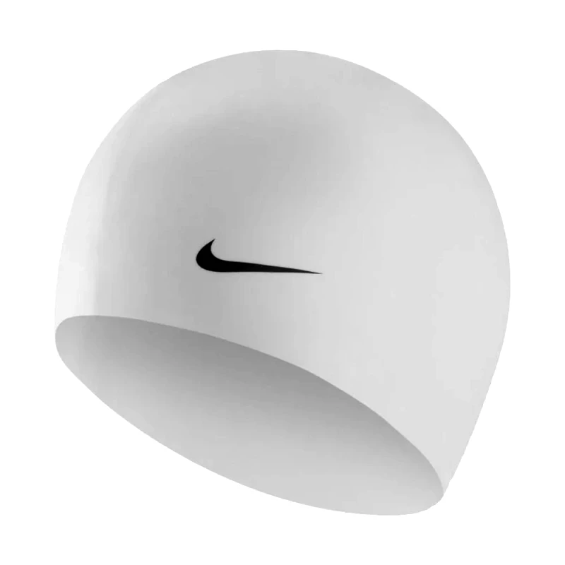 Nike Nike Swim Cap Σκουφάκι Κολύμβησης Σιλικόνης Λευκό