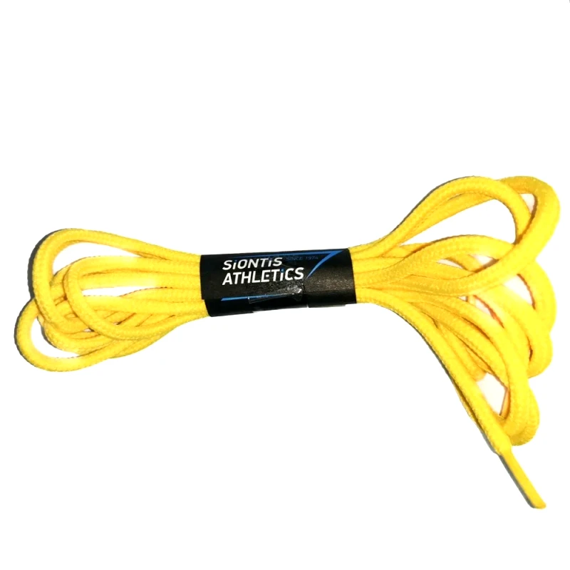 Siontis Athletics Series Κορδόνια Παπουτσιών Στρογγυλα Κίτρινα (SA-145-Yellow)