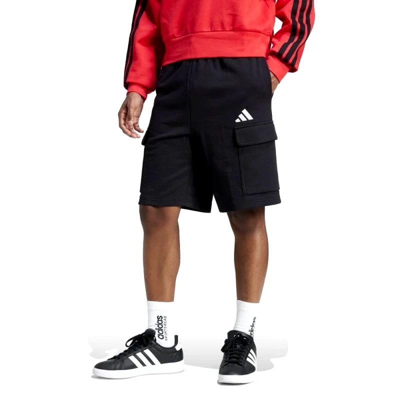 adidas performance adidas Essentials Ανδρική Βαμβακερή Βερμούδα Cargo Μαύρη