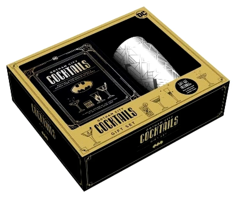 Insight Editions Gotham City Cocktails: Official Handcrafted Food & Drinks From the World of Batman Gift Set Richard A. Pegg Insight Editions 0117