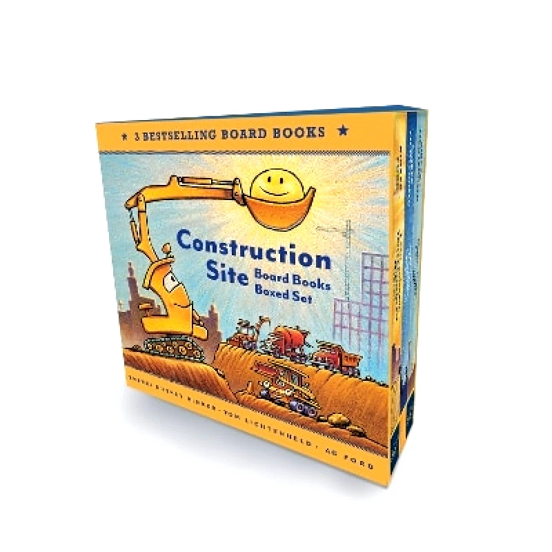 Chronicle Books Construction Site Board Books Boxed Set Sherrie Duskey Rinker Chronicle Books