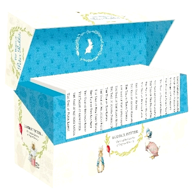 Warne The World of Peter Rabbit - The Complete Collection of Original Tales 1-23 White Jackets Beatrix Potter Warne