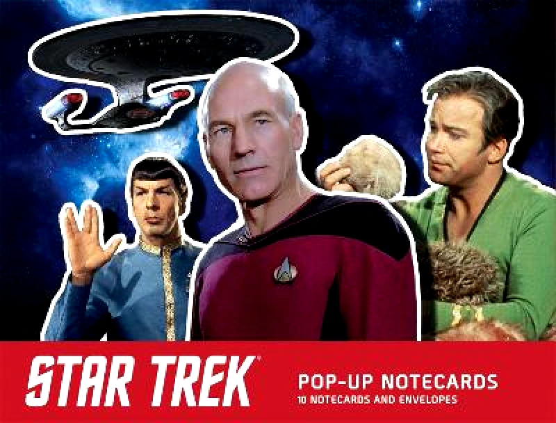 Running Press Adult Star Trek Pop-Up Notecards: 10 Notecards and Envelopes Chip Carter Running Press Adult 1210