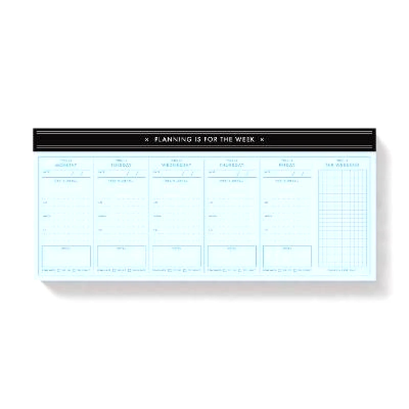 Galison Planning Is For The Week Weekly Planner Pad Galison Stickers