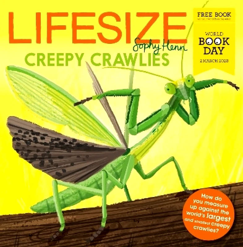Red Shed Lifesize Creepy Crawlies: World Book Day 2023 Sophy Henn Red Shed