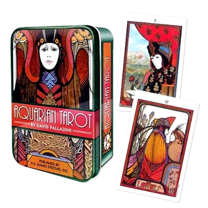 U.S. Games Aquarian Tarot In A Tin David Palladini U.S. Games