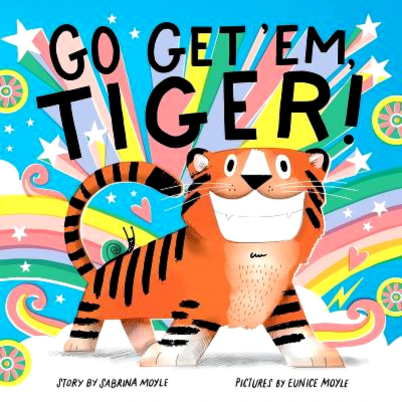Go Get 'Em, Tiger! (A Hello!Lucky Book) Sabrina Moyle Abrams Appleseed 0413 φωτογραφία