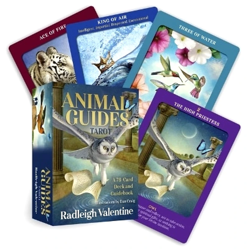 Hay House Inc Animal Guides Tarot: A 78-Card Deck and Guidebook Radleigh Valentine Hay House Inc 0305