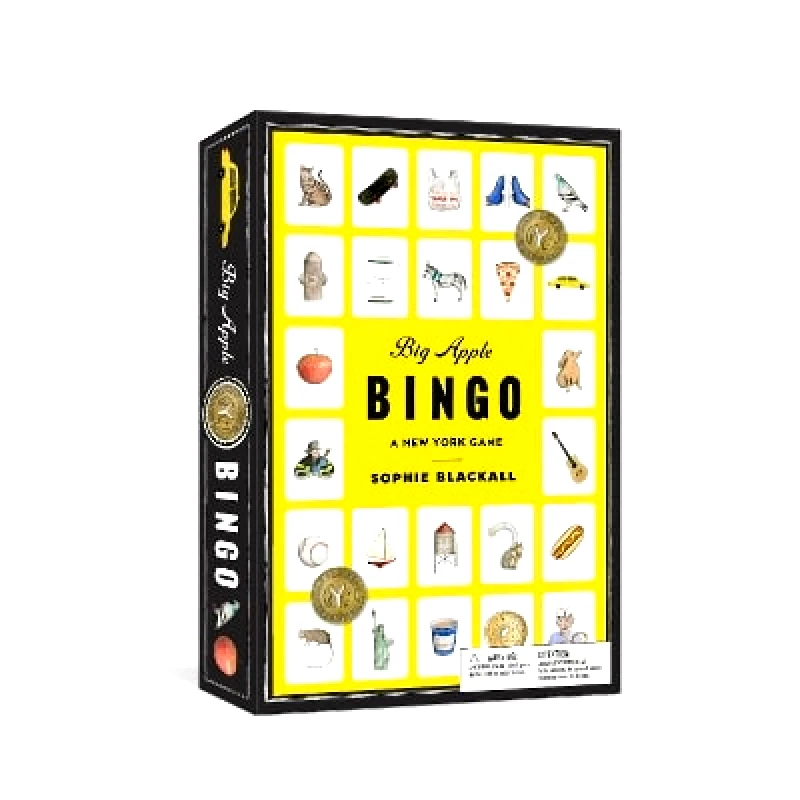 Clarkson Potter Big Apple Bingo: A New York Game: Board Games Sophie Blackall Clarkson Potter