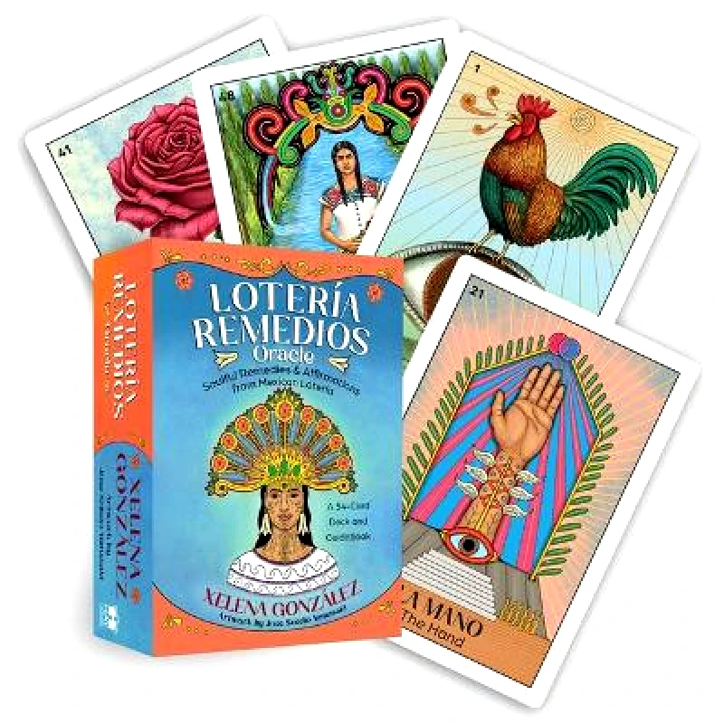 Hay House Inc Lotería Remedios Oracle: A 54-Card Deck and Guidebook (Soulful Remedies & Affirmations from Mexican Lotería) Xelena González Hay House Inc 0709