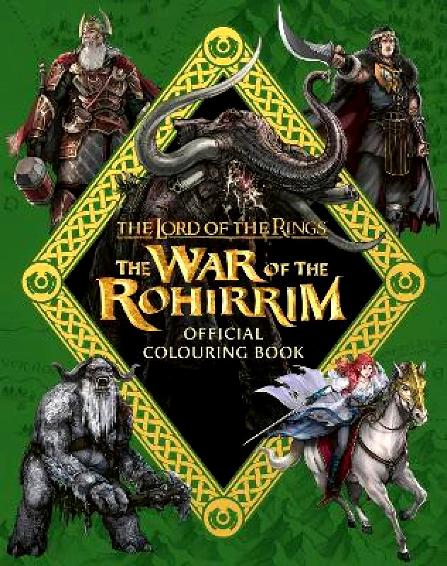 HarperCollins The Lord of the Rings: The War of the Rohirrim Official Colouring Book Warner Bros. HarperCollins