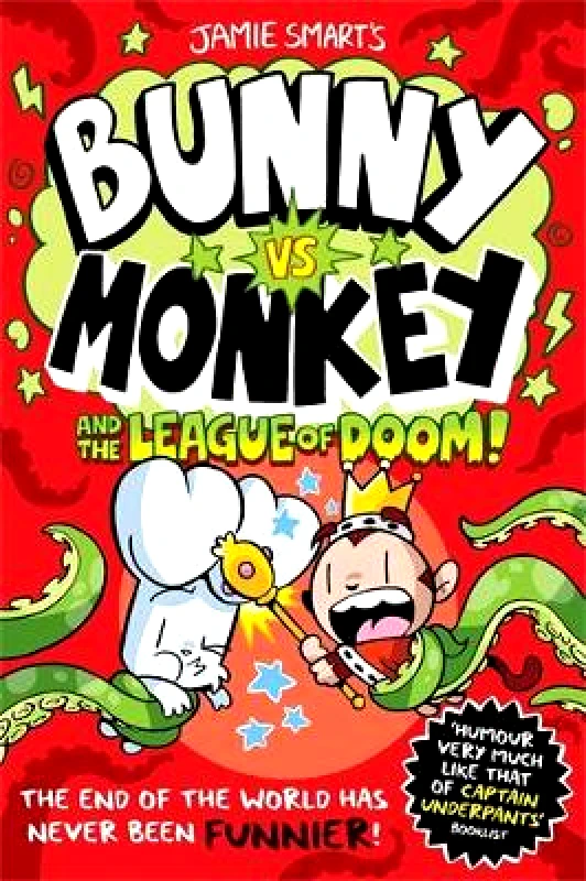 David Fickling Books Bunny vs Monkey and the League of Doom (a Phoenix Comic Book, from the million-selling Jamie Smart, Illustrator of the Year) David Fickling Books