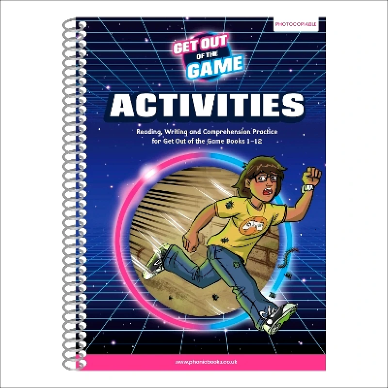 Phonic Books Ltd Phonic Books Get Out of the Game Activities: Adjacent consonants and consonant digraphs, suffixes -ed and -ing Phonic Books Ltd