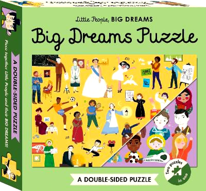 Kaddo Little People, BIG DREAMS Puzzle: 100-Piece Double-Sided Puzzle Maria Isabel Sanchez Vegara Kaddo 0926