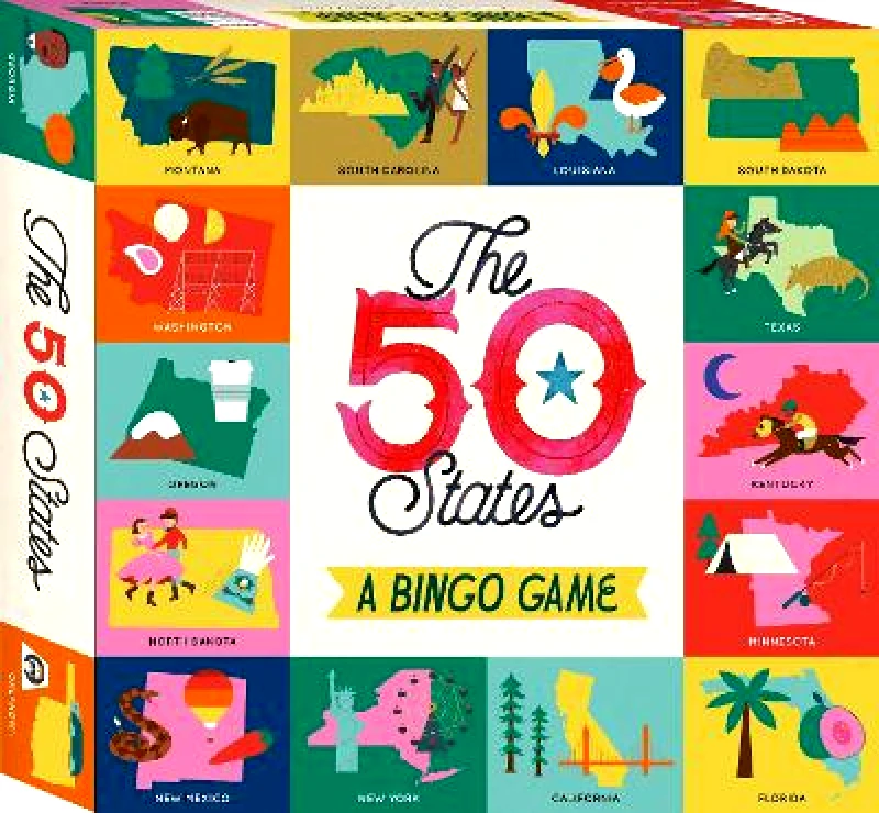 Kaddo The 50 States Bingo Game: A Bingo Game for Explorers Gabrielle Balkan Kaddo 0208
