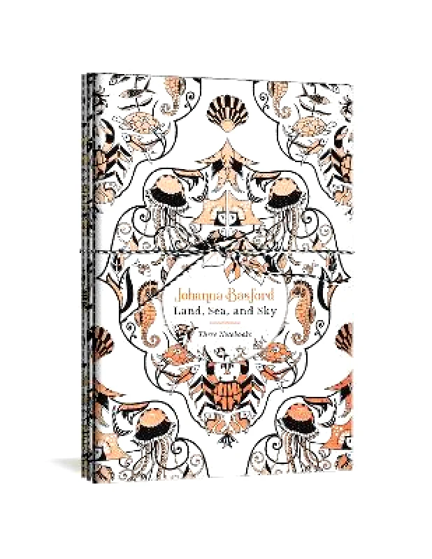 Crown Publishing Group, Division of Random House Inc Johanna Basford Land, Sea, and Sky: Three Colourable Notebooks Crown Publishing Group, Division of Random House Inc