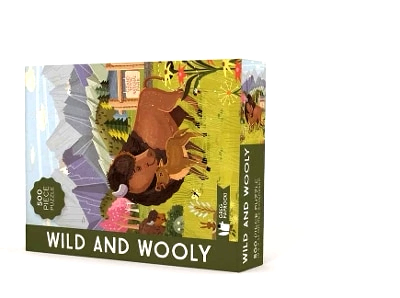 Gibbs M. Smith Inc Wild and Wooly Puzzle   Gibbs Smith Gift Gibbs M. Smith Inc
