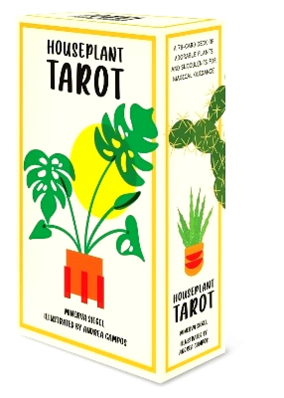 Ulysses Press Houseplant Tarot: A 78-Card Deck of Adorable Plants and Succulents for Magical Guidance Minerva Siegel Ulysses Press