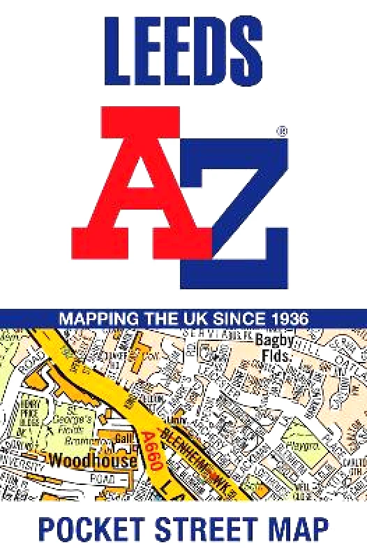 HarperCollins Leeds A-Z Pocket Street Map A-Z maps HarperCollins