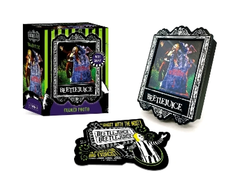 Running Press Miniature Editions Beetlejuice: Framed Photo: With Sound! Running Press Running Press Miniature Editions 1010
