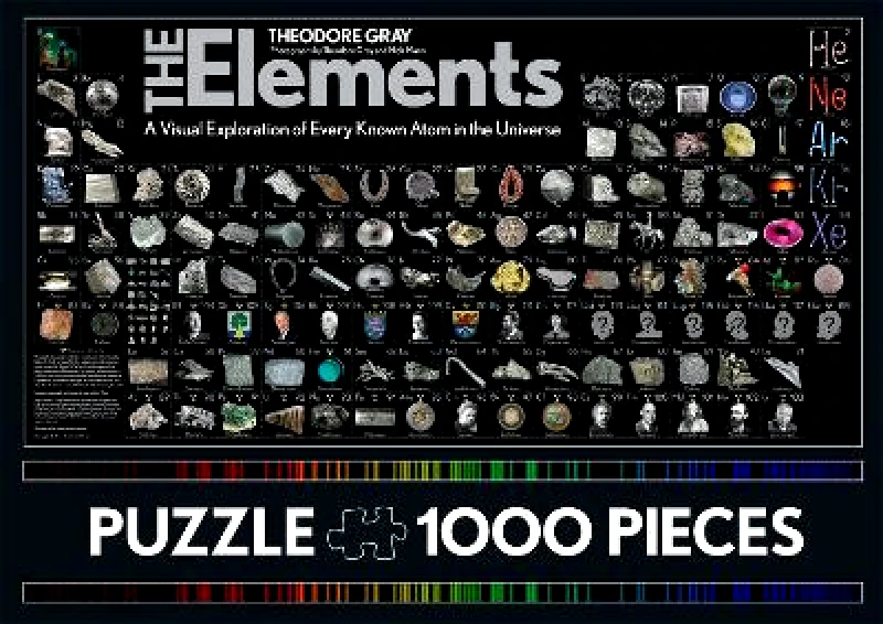 Black Dog & Leventhal Publishers Inc The Elements Jigsaw Puzzle: 1000 Pieces Theodore Gray Black Dog & Leventhal Publishers Inc 1101