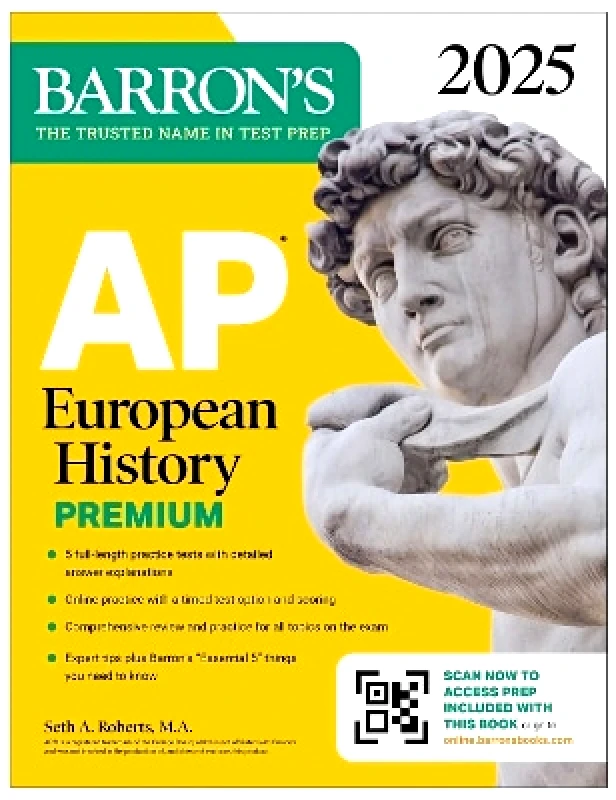 Kaplan Publishing AP European History Premium, 2025: Prep Book with 5 Practice Tests + Comprehensive Review + Online Practice Seth A. Roberts Kaplan Publishing 1010