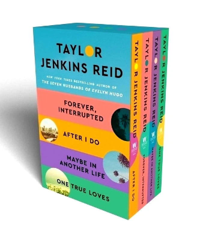 Atria Books Taylor Jenkins Reid Boxed Set: Forever Interrupted, After I Do, Maybe in Another Life, and One True Loves Atria Books