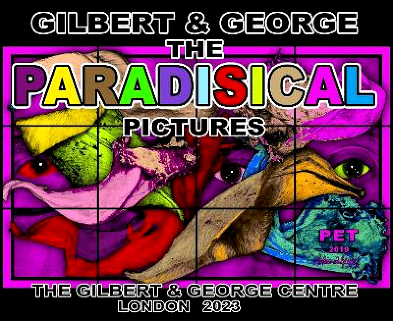 Hurtwood Press Gilbert & George: The Paradisical Pictures Hardback Hurtwood Press 2023