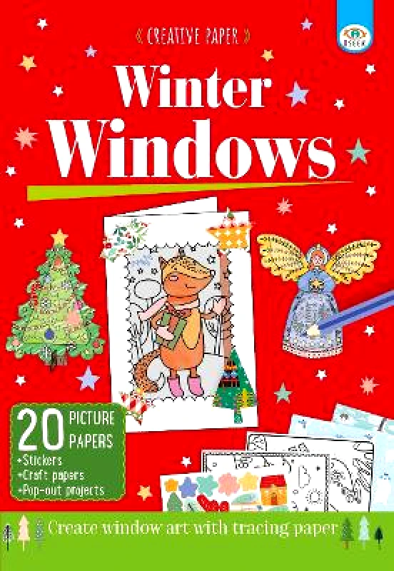 iSeek Ltd Creative Paper: Winter Windows: Creative window art with tracing paper Toni Stemp iSeek Ltd