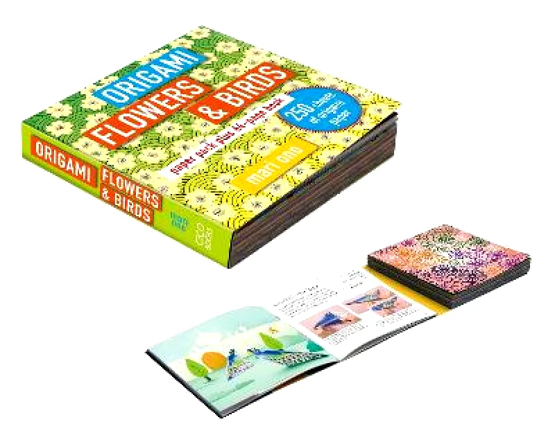 CICO Books Origami Flowers and Birds: Paper Pack Plus 64-Page Book Mari Ono CICO Books Paperback / softback
