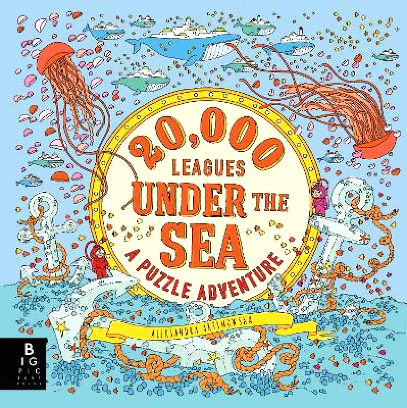 Big Picture Press 20,000 Leagues Under the Sea: A Puzzle Adventure Aleksandra Artymowska Big Picture Press