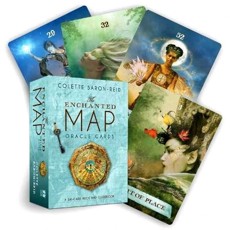 Hay House Inc The Enchanted Map Oracle Cards: A 54-Card Oracle Deck for Love, Purpose, Healing, Magic and Happiness Colette Baron-Reid Hay House Inc