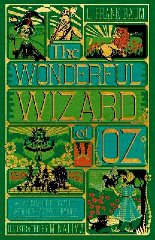 Harper Design The Wonderful Wizard of Oz Interactive (MinaLima Edition): (Illustrated with Interactive Elements) L. Frank Baum Harper Design Hardback 2021