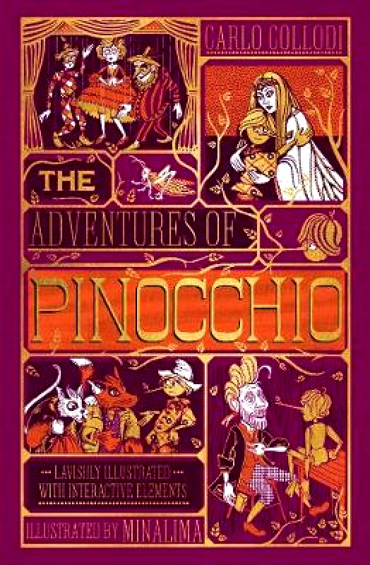 Harper Design The Adventures of Pinocchio (MinaLima Edition): (Ilustrated with Interactive Elements) Carlo Collodi Harper Design Hardback 2020