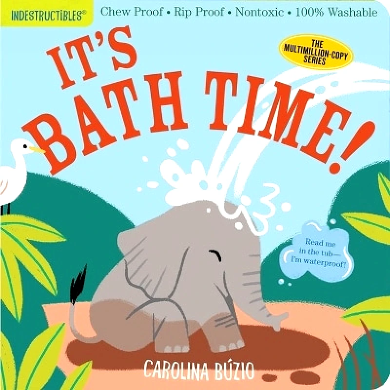 Workman Children's Indestructibles: It's Bath Time!: Chew Proof · Rip Proof · Nontoxic · 100% Washable (Book for Babies, Newborn Books, Safe to Chew) Amy Pixton Workman Children's 0407