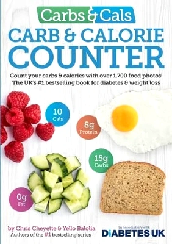 Chello Publishing Carbs & Cals Carb & Calorie Counter: Count Your Carbs & Calories with Over 1,700 Food & Drink Photos! Yello Balolia Chello Publishing