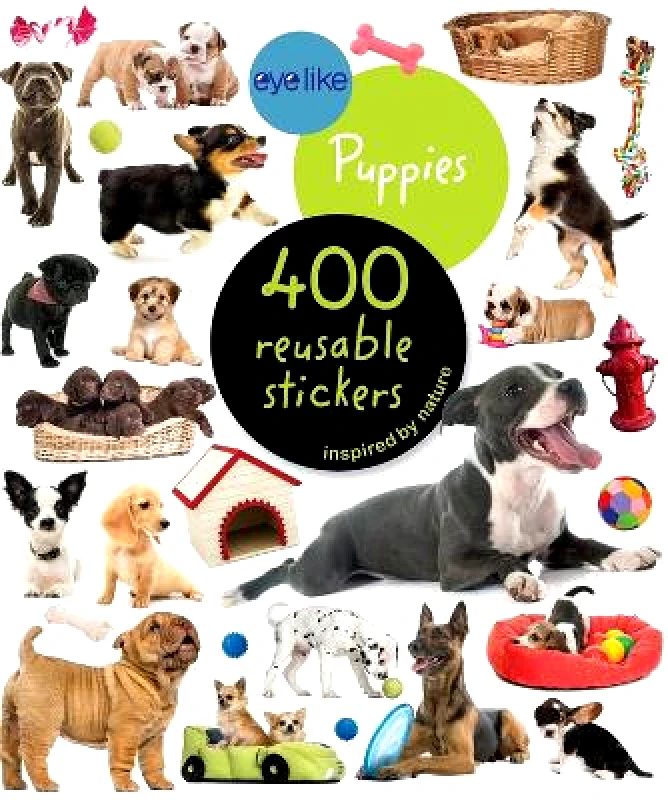 Workman Children's Eyelike Stickers: Puppies Workman Publishing Workman Children's 0701