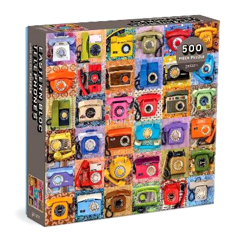 Mudpuppy Press Eastern Bloc Telephones 500 Piece Puzzle Galison Mudpuppy Press
