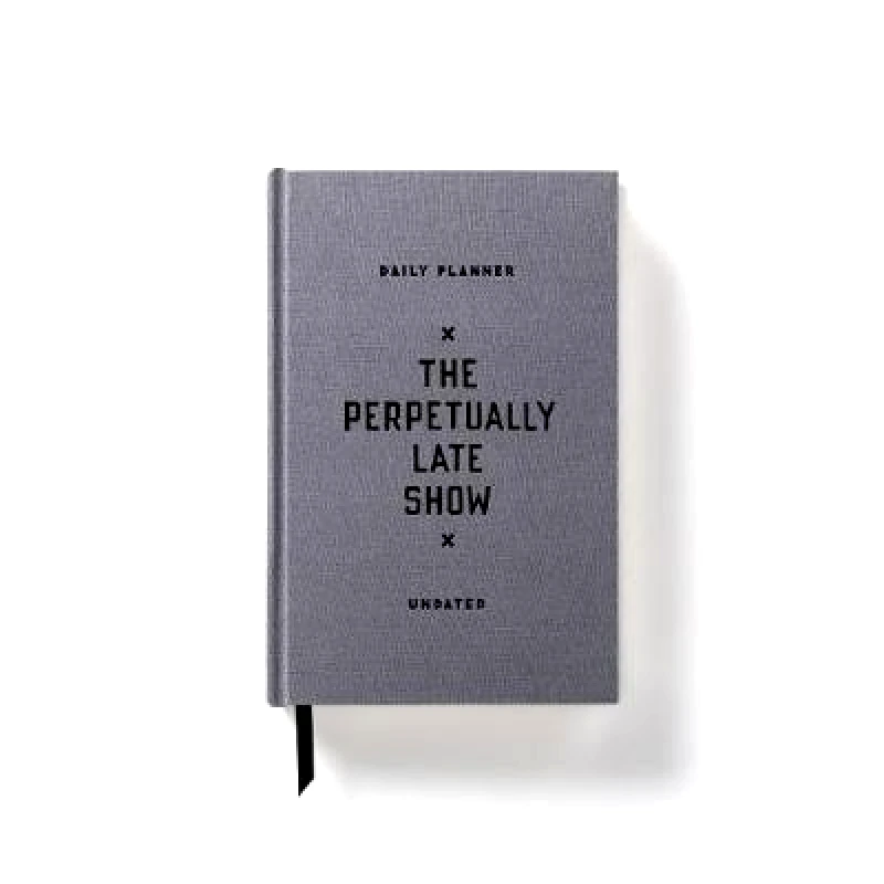 Galison The Perpetually Late Show Undated Standard Planner Galison Diary