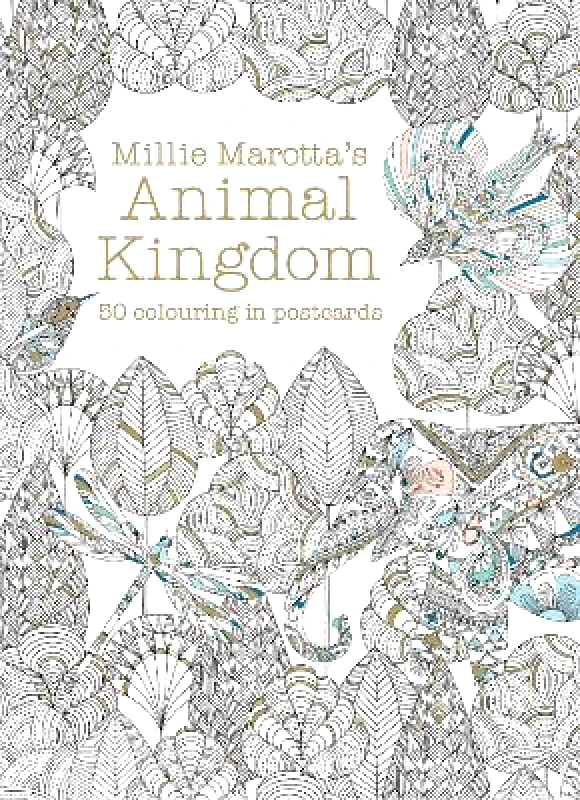 Batsford Millie Marotta's Animal Kingdom Postcard Box: 50 beautiful cards for colouring in Batsford 0702