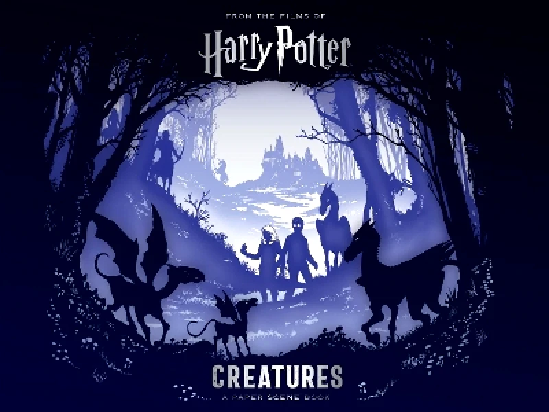 Bloomsbury Childrens Books Harry Potter – Creatures: A Paper Scene Book Warner Bros. Bloomsbury Childrens Books 1101