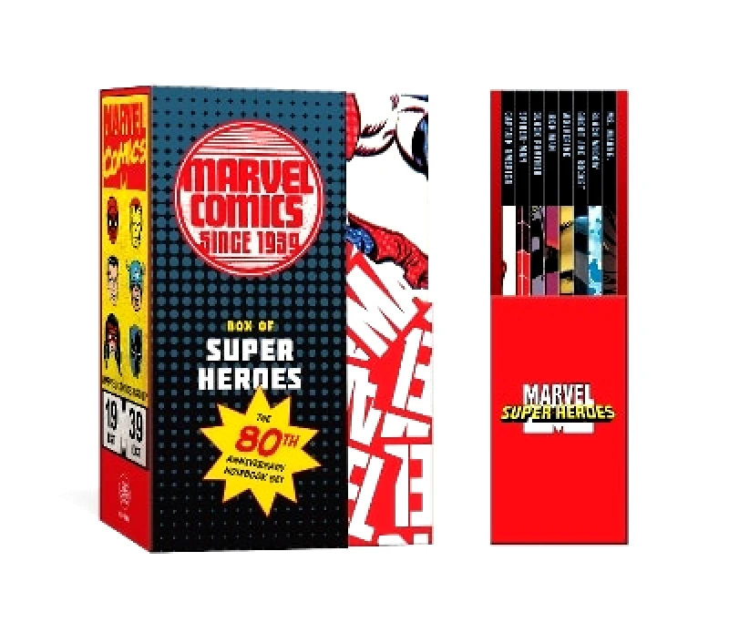 Clarkson Potter Marvel's Box of Super Heroes: The 80th Anniversary Mini Notebook Set Clarkson Potter