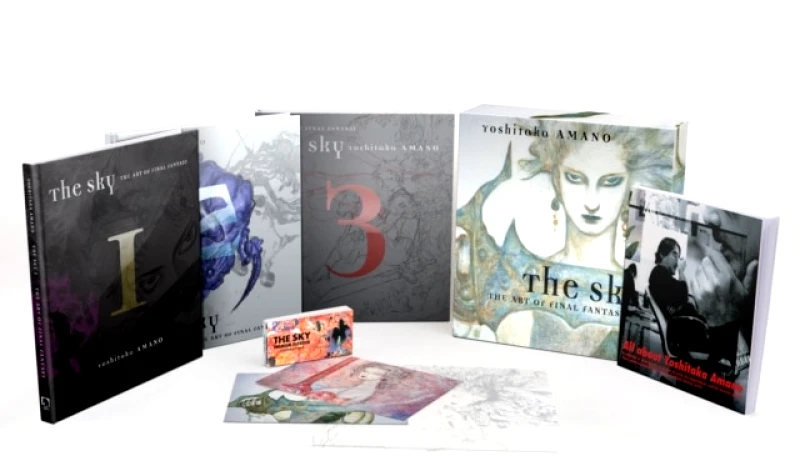 Dark Horse Sky: The Art Of Final Fantasy Boxed Set Yoshitaka Amano Dark Horse 2023 Hardback
