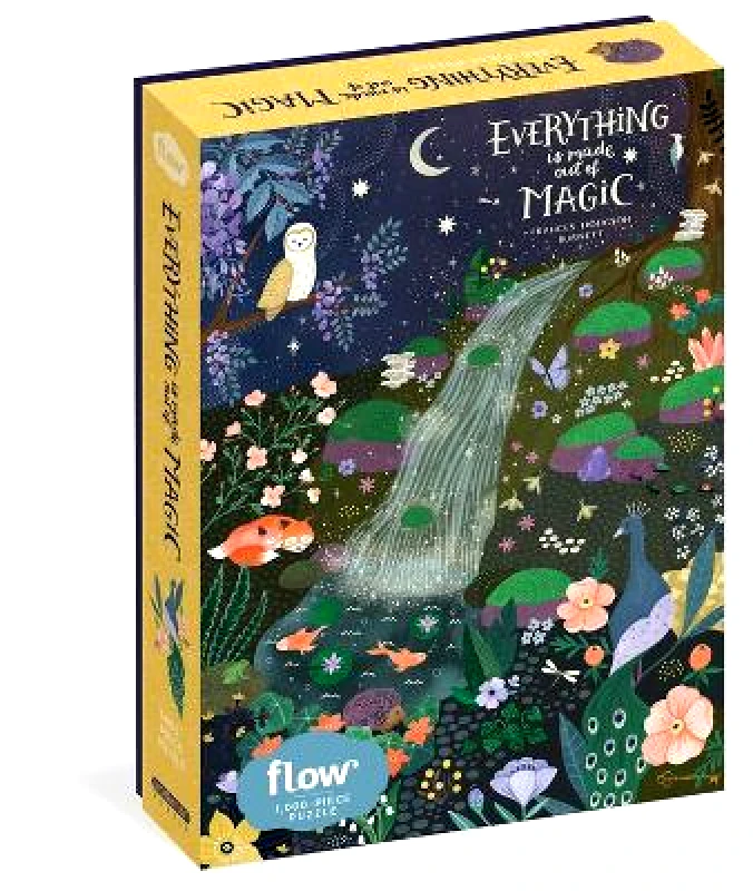 Workman Adult Everything Is Made Out of Magic 1,000-Piece Puzzle (Flow): for Adults Families Picture Quote Mindfulness Game Gift Jigsaw 26 3/8” x 18 7/8” Irene Smit Workman Adult 0929