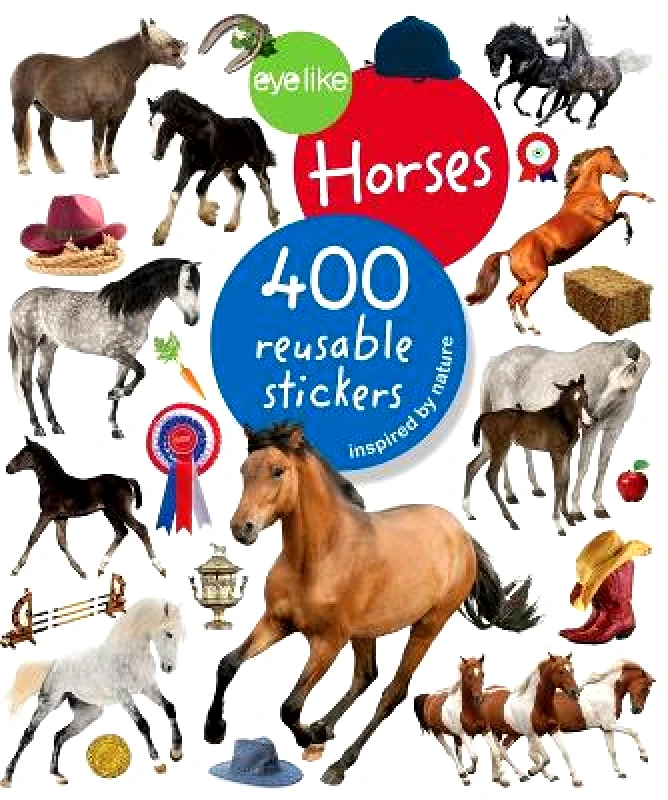 Workman Children's Eyelike Stickers: Horses Workman Publishing Workman Children's 0701